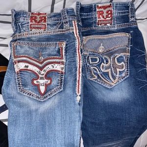 Rock revival jeans “worn” size 36w 30L       38w 30L